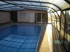 CUBIERTA DE PISCINA DESLIZANTE 2 AGUAS
