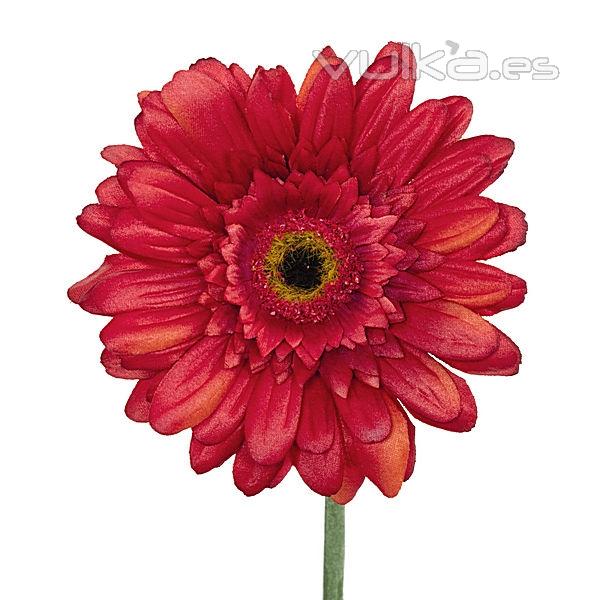 Flor artificial gerbera roja 60 en lallimona.com