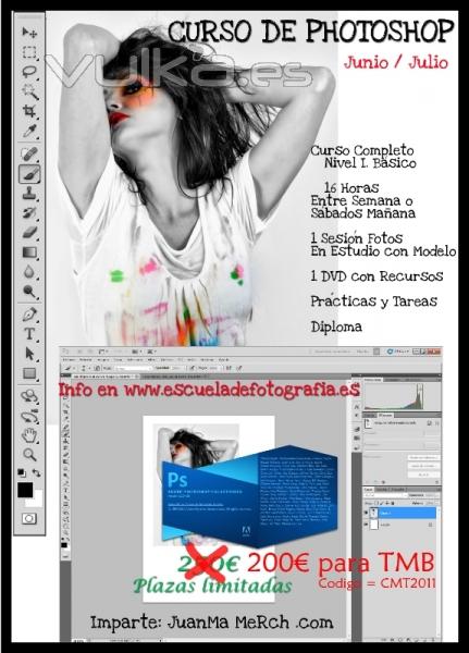 Curso Photoshop JuanmaMerch Descuentos para Metro Barcelona