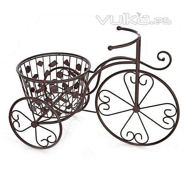Bicicleta vintage metal una maceta en lallimona.com