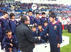 Fiat  copa  mic 2012  mundialito futbol entrga del gerente al equipo japones