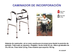 Andador de incorporacion