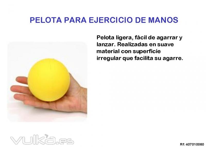 PELOTA DE EJERCICIO DE MANOS