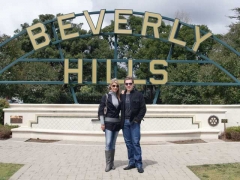 Jammes & Andrea en Beverly Hills.