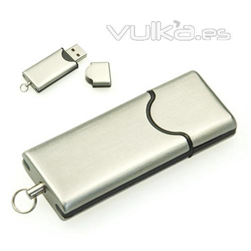 Memoria USB metlica. Disponible desde 1 hasta 16Gb. Ref. USBMET8