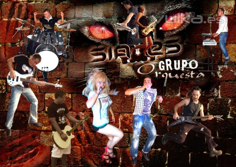 SIAMES Grupo - Orquesta 9 componentes POP/ROCK 100% en DIRECTO. Valencia y toda Espaa.