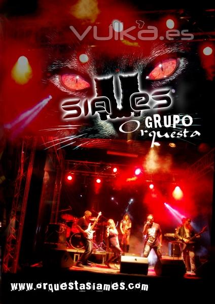 SIAMES Grupo - Orquesta 9 componentes POP/ROCK 100% en DIRECTO. Valencia y toda España.