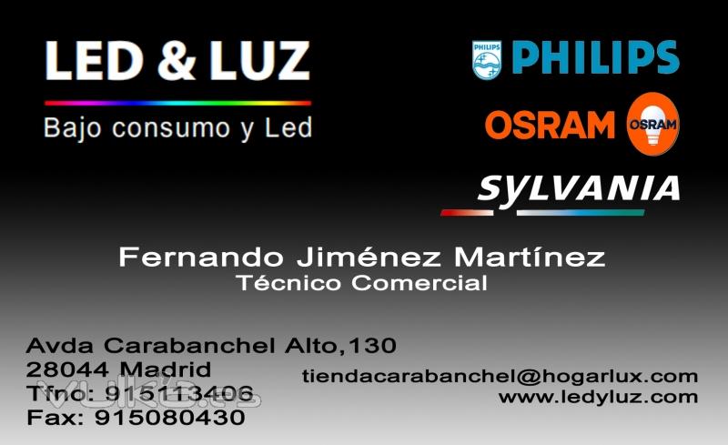 TARJETA DE VISITA DE EMPRESA DE LED FERNANDO