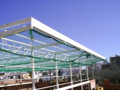 Pintura intumescente en estructura metalica