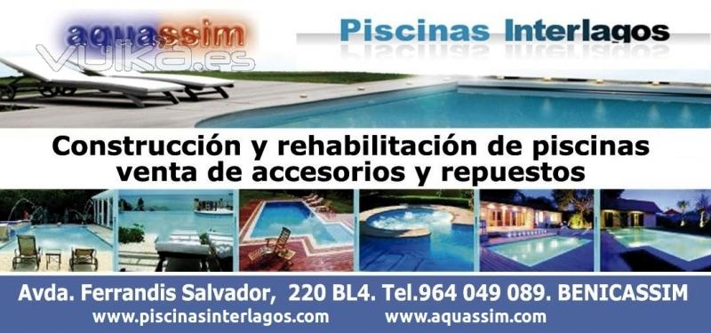 Piscinas Interlagos, esposicin junto paseo maritimo de Benicassim.