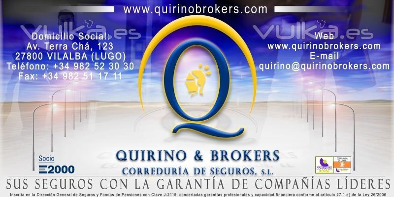 STS gestiona todos sus seguros con la compañía lider del sector QUIRINO & BROKER`S