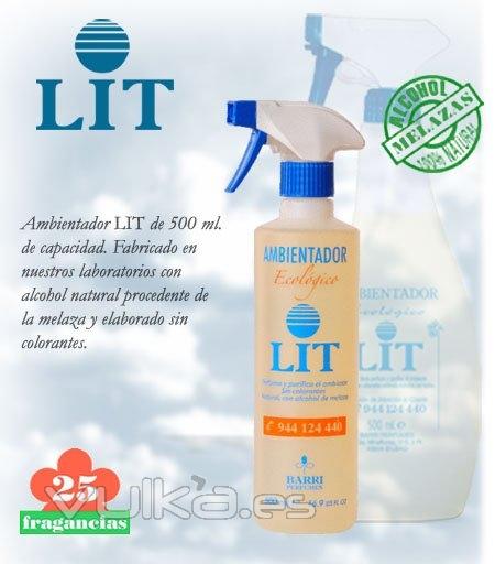 Ambientador LIT Ecolgico - Fragancias tipo eau de toilette para su negocio o casa