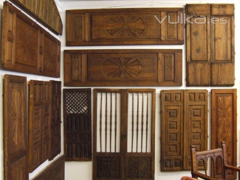 Puertas antiguas de madera.