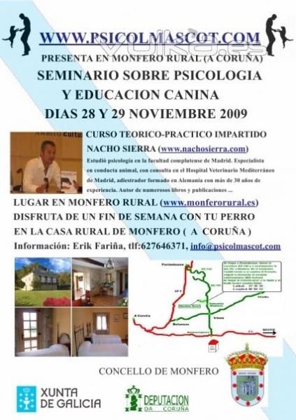 Seminario Psicologa Canina en Galicia Por Nacho Sierra