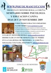 Seminario Psicología Canina en Galicia Por Nacho Sierra