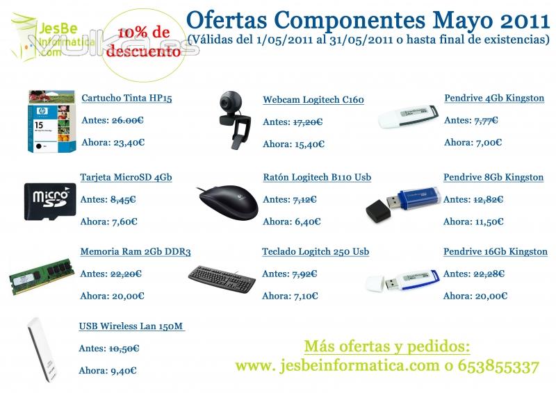 Oferta de componentes informáticos Mayo 2011