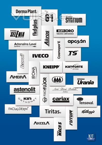 marcas de productos que se trabajan en BJT COMUNICACION