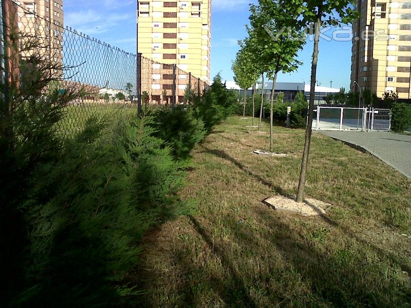 Inicio de trabajos de mejora y mantenimieno en Parla.