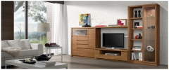 Comedor moderno en color roble