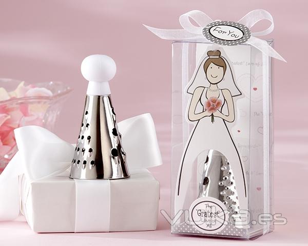 Rallador de novia. Regalos para bodas.