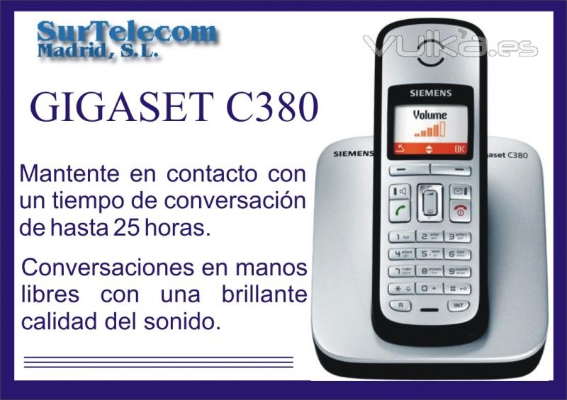 Nuevo Inalmbrico Dect Siemens Gigaset C380