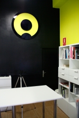 Foto de interior del estudio de diseno imagotipo