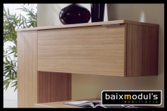 Comedor moderno en color roble