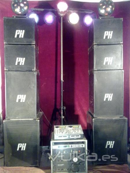 equipo  4000w  SONIDO PH SOUNDS