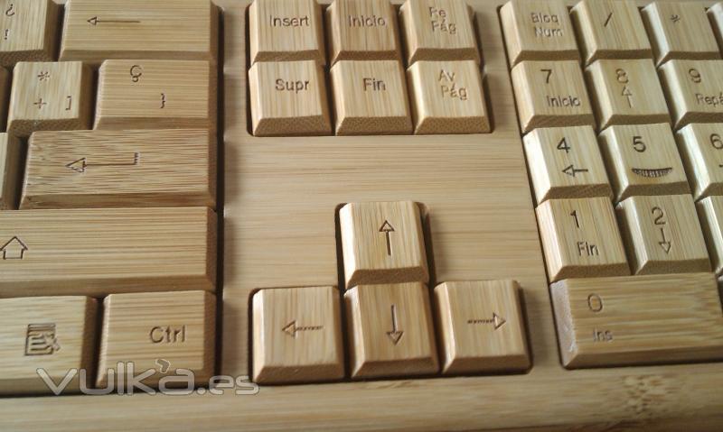 Cromad Teclado + Raton Bambu