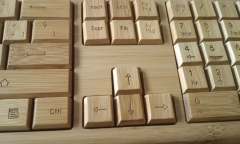 Cromad teclado + raton bambu