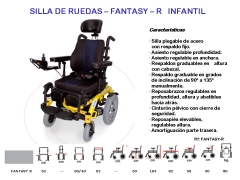 Silla electronica infantil plegable