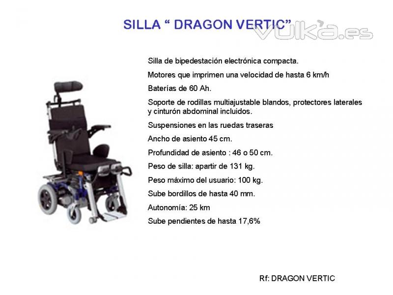 SILLA DE BIPEDESTACIN VERTIC DRAGON