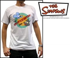 Camiseta los simpson, rasca y pica