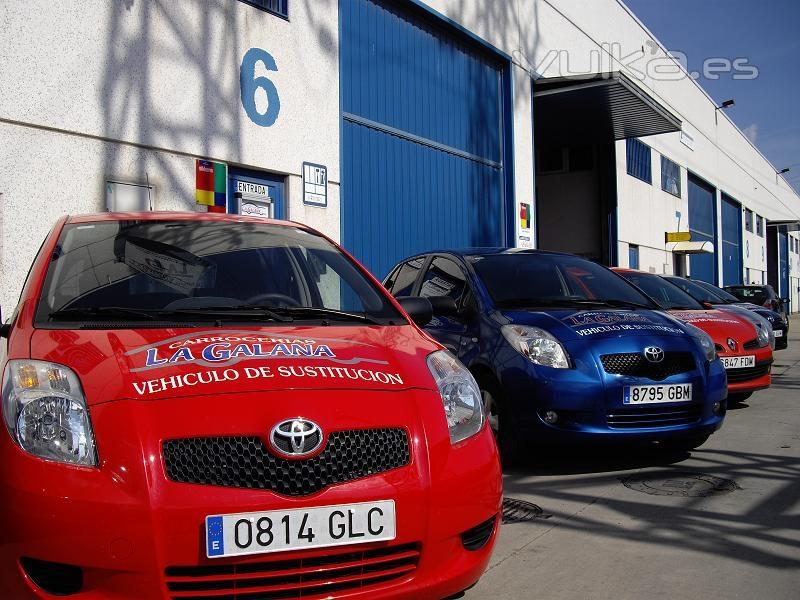 Coche de sustitucion de la carroceria Carrocerias La galana en Vitoria, alava