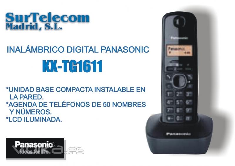 Nuevo Inalámbrico Dect Panasonic KX-TG1611