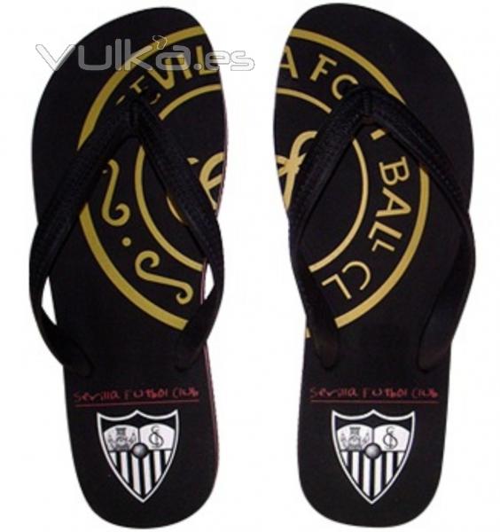 Chanclas Negras Sevilla fc