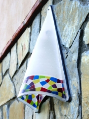 Plafn para iluminacin realizado con vidrio de murano