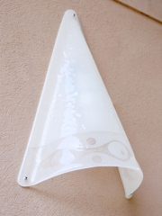Plafon para iluminacion realizado con vidrio de murano
