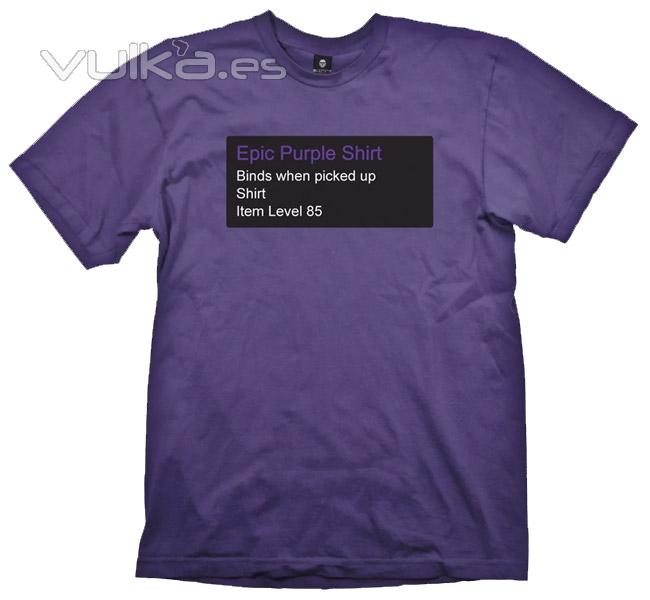 Camiseta WOW Epic Purple