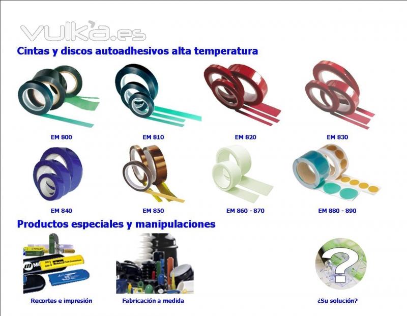 Masking EM - Cintas, discos y formas a medida de enmascarar