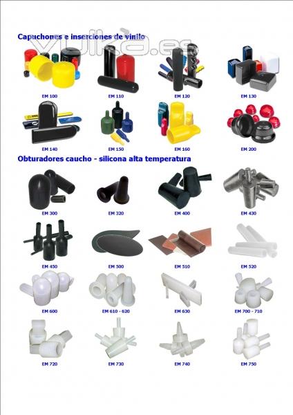 Masking EM - Capuchones e inserciones en vinilo blando, Silicona y EPDM para enmascarar 