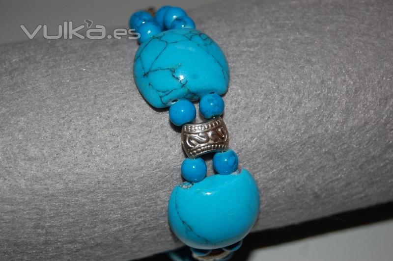 Pulsera piezas turquesa a 2.95EUR