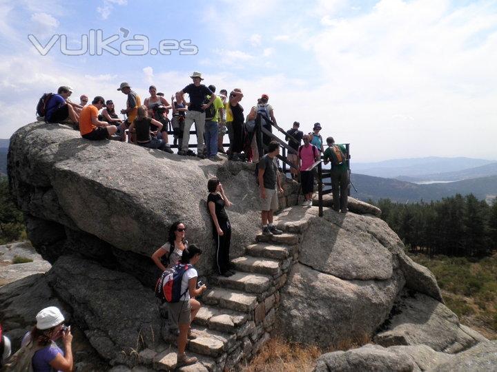 Nos fuimos de excursión a cercedilla y estuvimos contemplando  unas vistas increibles