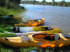 Bajada en canoa por el rio ebro la vereda del cierzo