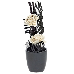 Arreglo floral flores secas en lallimonacom