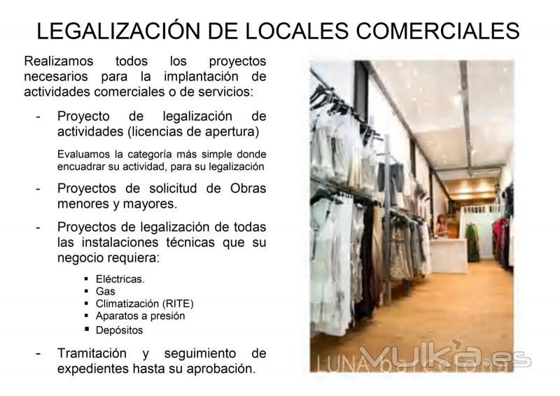 LEGALIZACIN DE LOCALES COMERCIALES