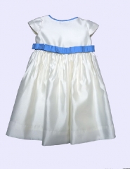 Coleccion fiesta vestido para nina, vestido de seda vestido para ceremonia