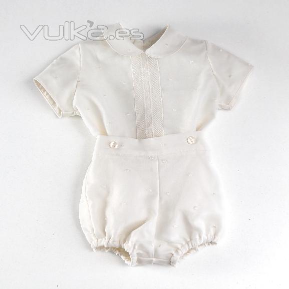 Conjunto de beb nio. Traje de bebe para bautizo, para ceremonia, para fiesta.