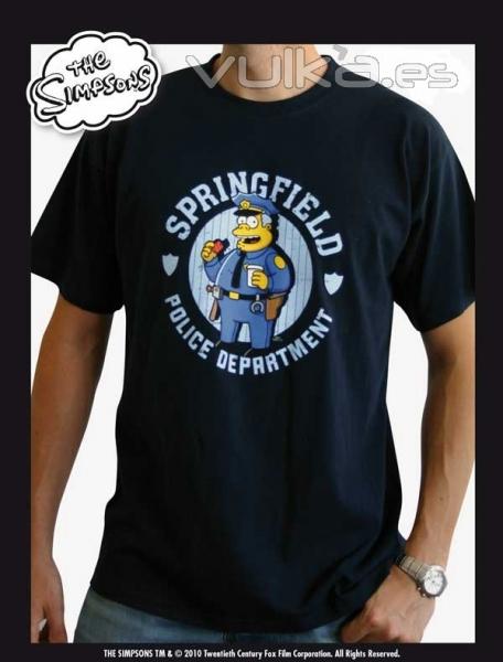 Camiseta Los Simpson Jefe Wiggum