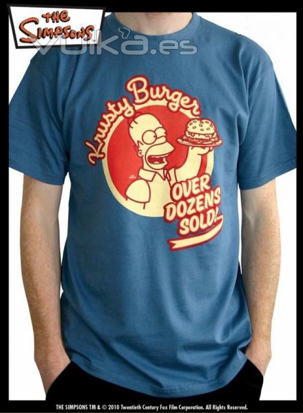 Camiseta Los Simpson krustyburguer